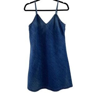 J. Jill Blue Denim Mini Dress